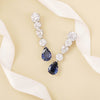 Long Multi Shaped Zircons With Blue Pear Shaped Drop