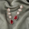 Pear Marquiese and Round Soliraire Tops With Pear Ruby