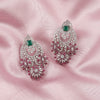 Ruby and Emerald Stones Earrings