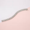 Emerald Shape Tennis Bracelet With Border