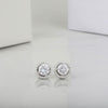 Round Shape Solitare With Small Round Diamond Border