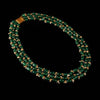 Green Long Mala With Chiddi Moti