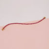 Thin Light Ruby Tennis Bracelet