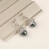 Bali With Zircon Cap and Grey Pearl Drop