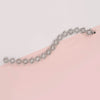 Asher Shaped Tennis Bracelet With Border