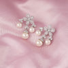Flower With Three Pearl Drops