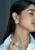 Triangle Studs With Rose Cuts