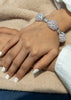 Diamond Gajra Styled Tennis Bracelet