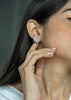 Emerald Shaped Solitaire Earring