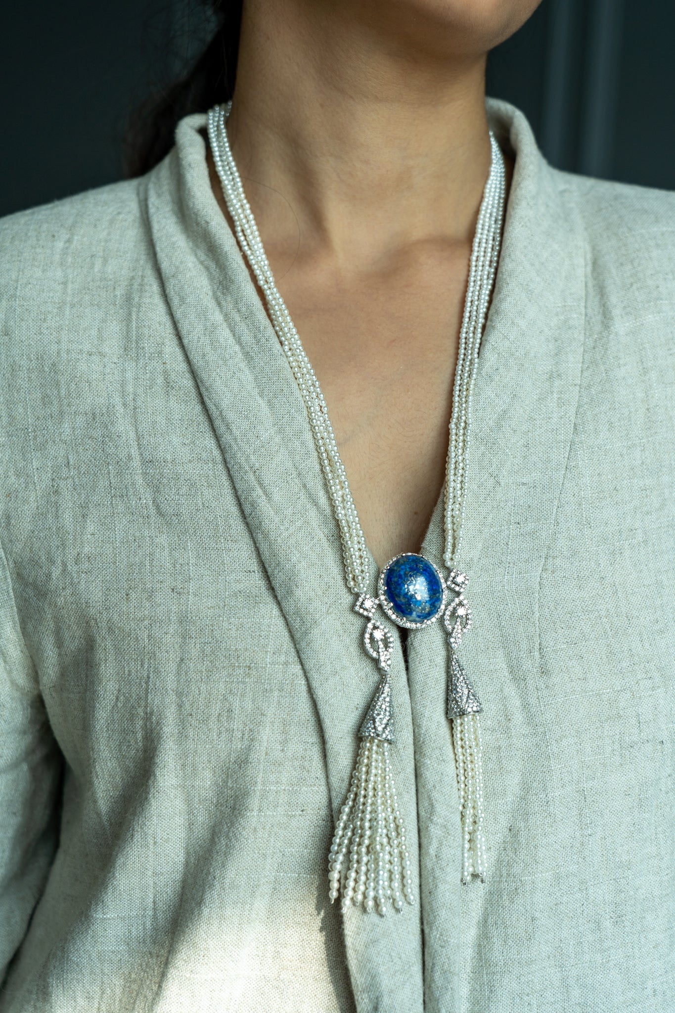 Pearl Long Necklace