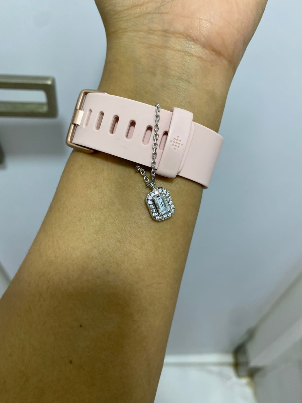 Emerald Shaped Watch Charm