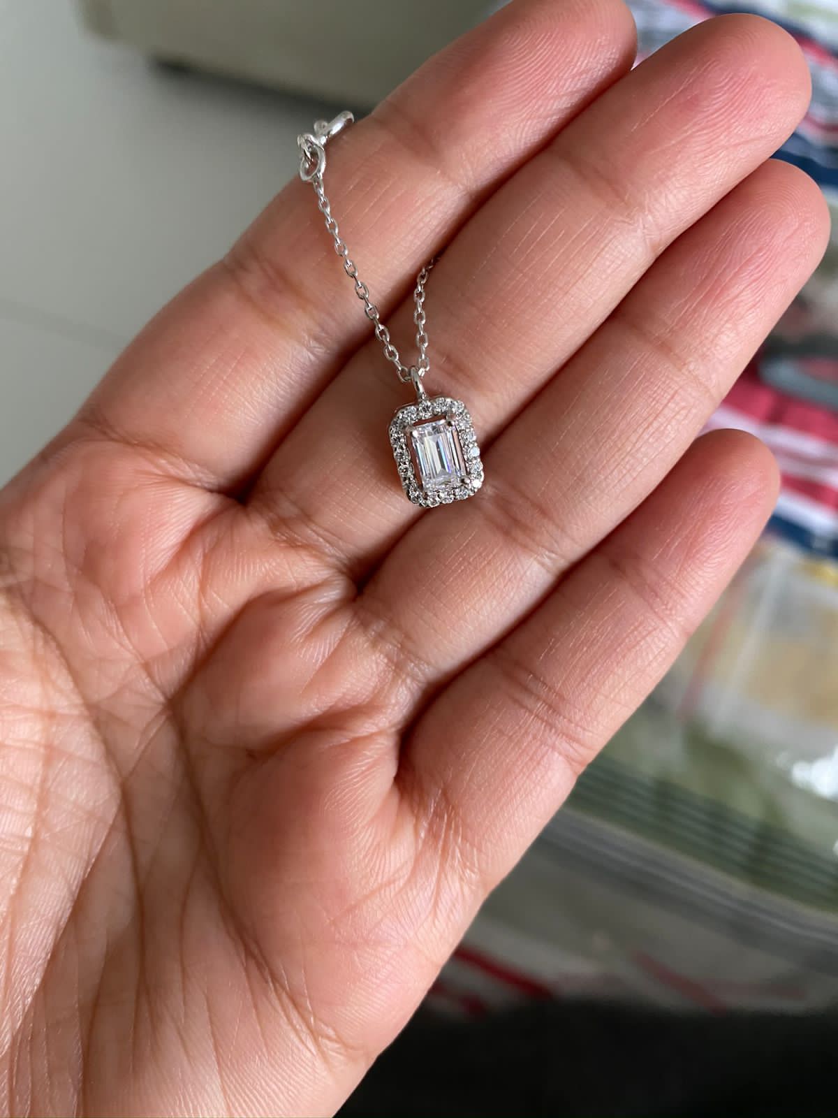 Emerald Shaped Watch Charm